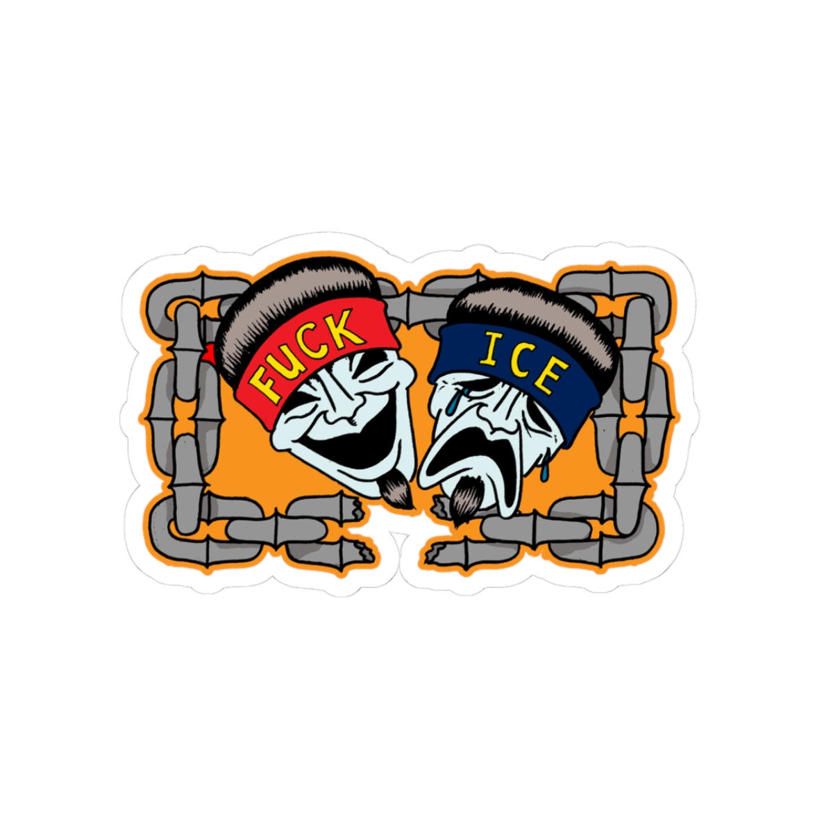 F*** Ice – Drama Kiss-Cut Stickers