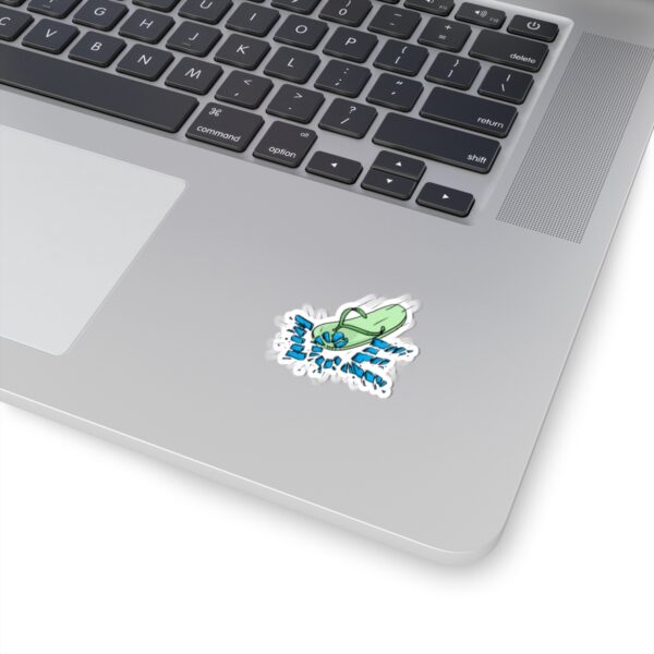 Green Chancla Shaped Sticker - Image 11