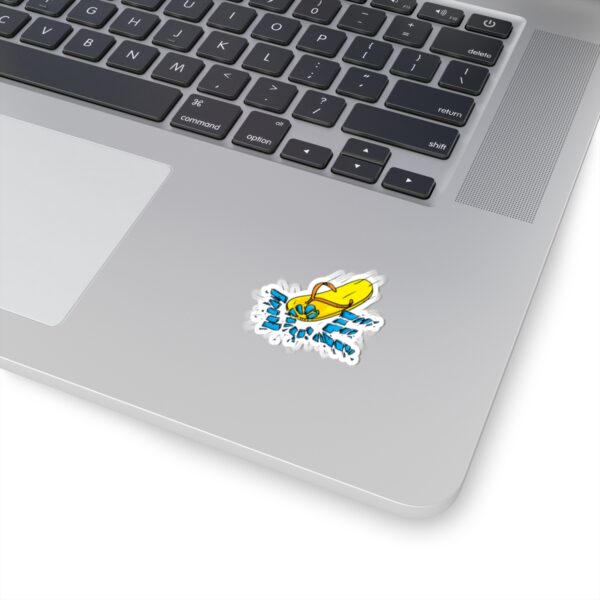 Yellow Chancla Shaped Sticker - Image 11
