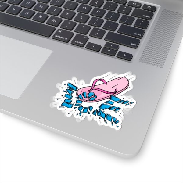 Pink Chancla Shaped Sticker - Image 5