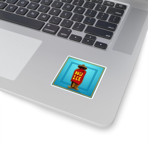No ICE Square Sticker - Image 2