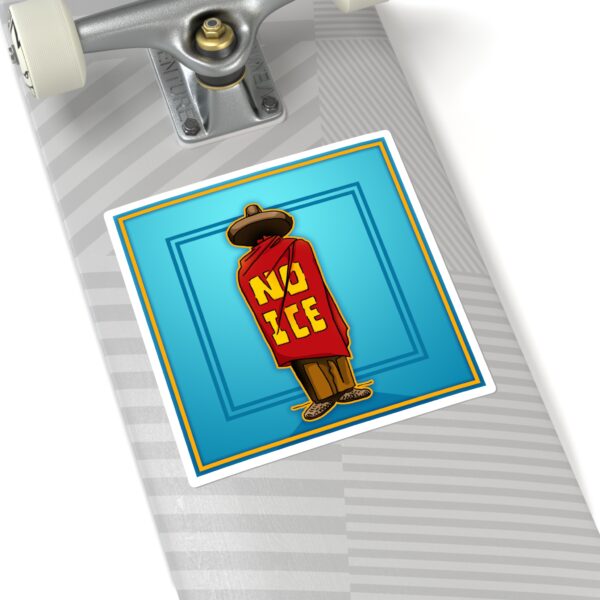 No ICE Square Sticker - Image 8