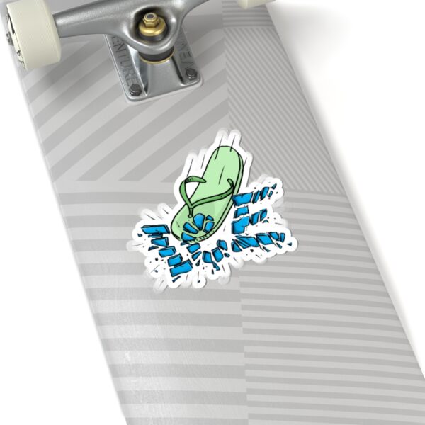 Green Chancla Shaped Sticker - Image 8
