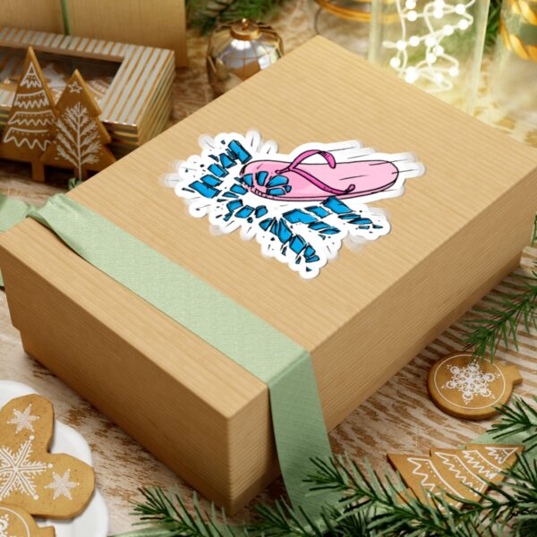 Pink Chancla Shaped Sticker - Image 9