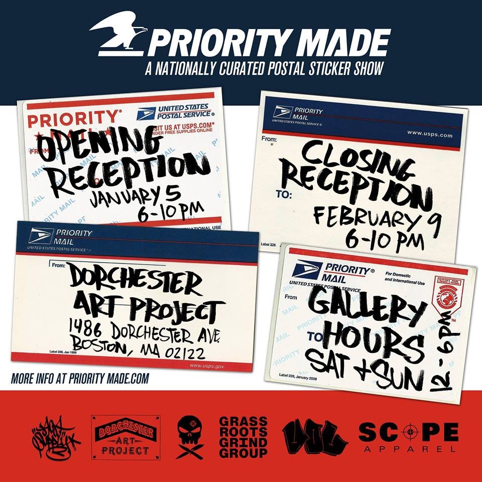 Priority Made: Jan 5 – Feb 9 at Dorchester Art Project