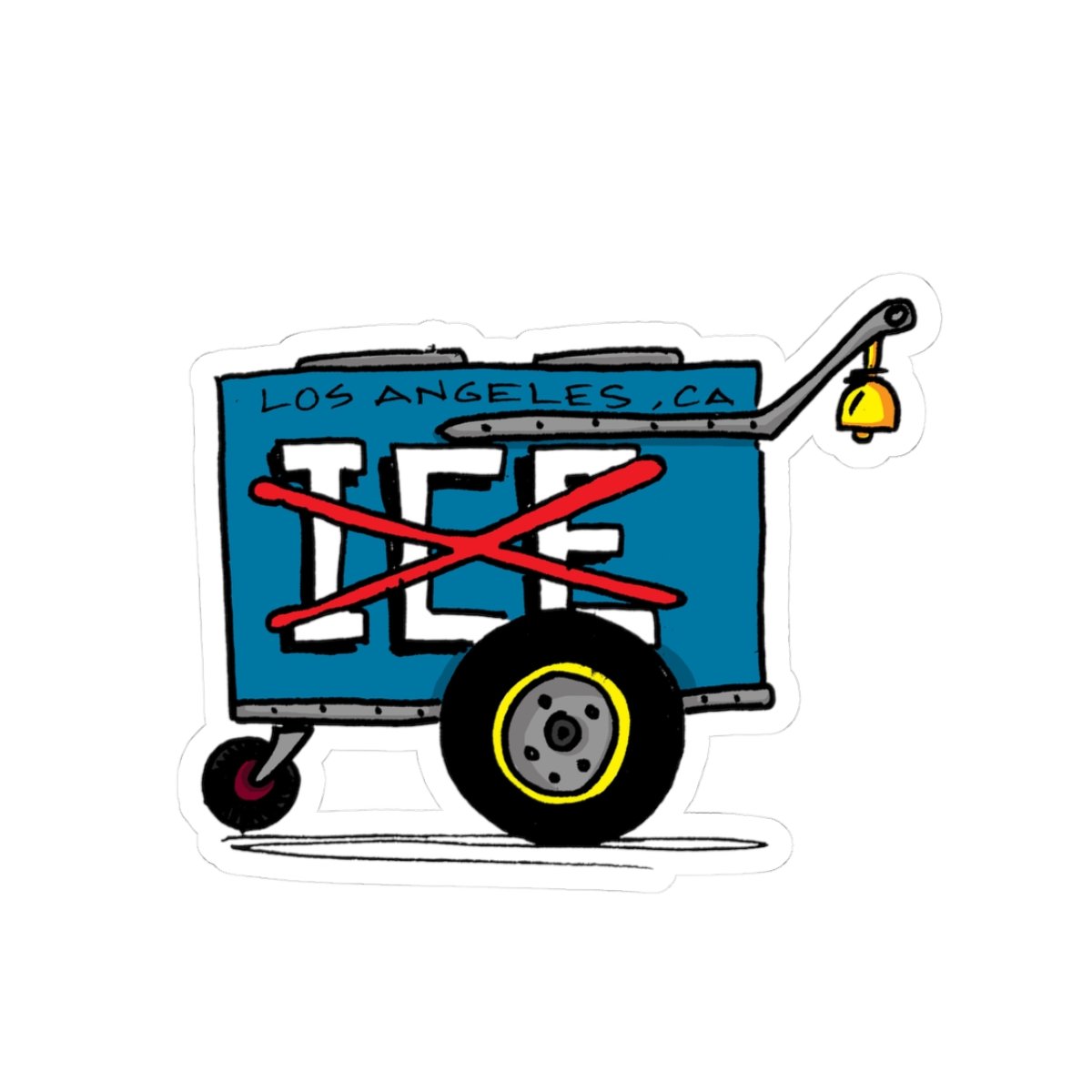 Ice Cart Kiss-Cut Stickers