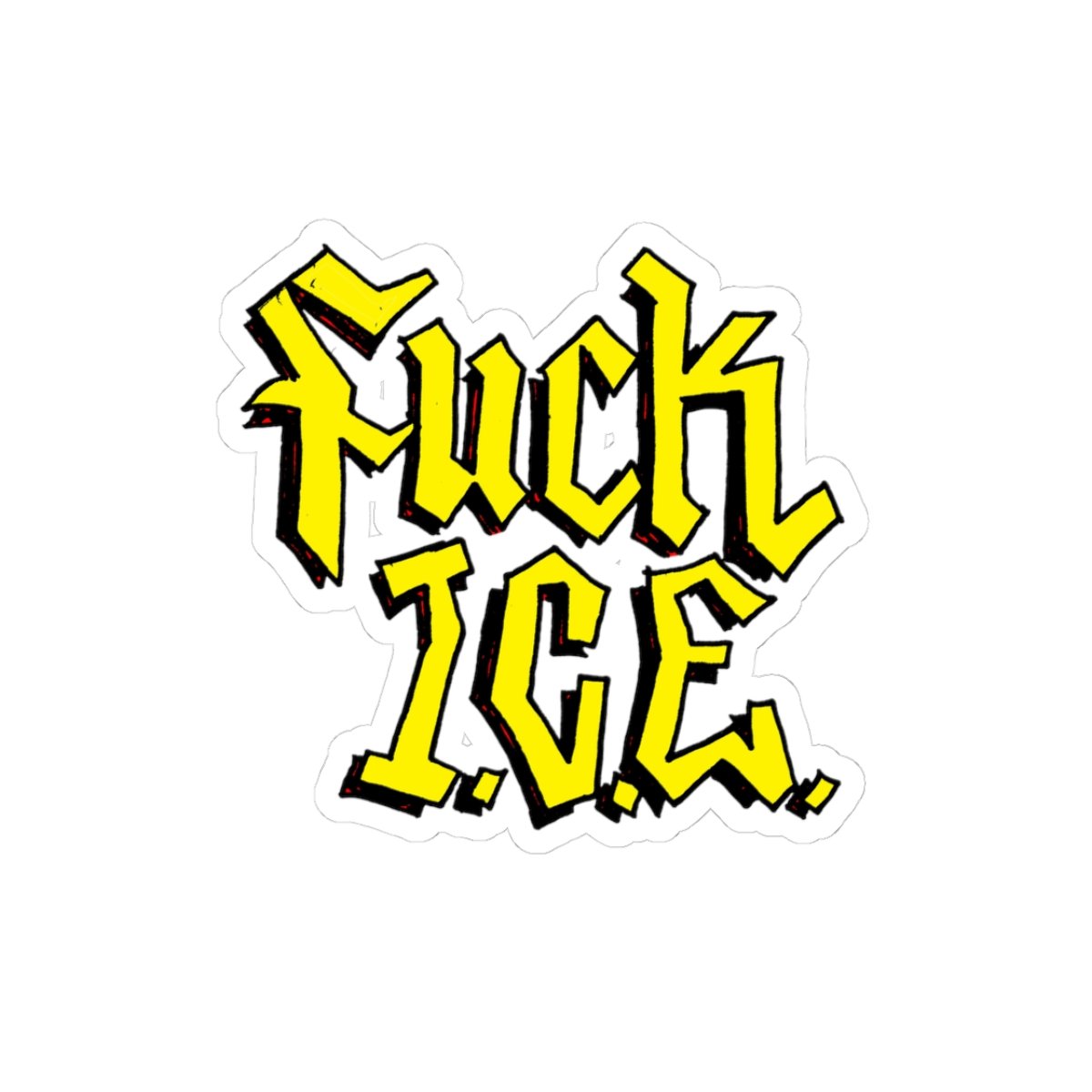 F*** ICE Kiss-Cut Stickers