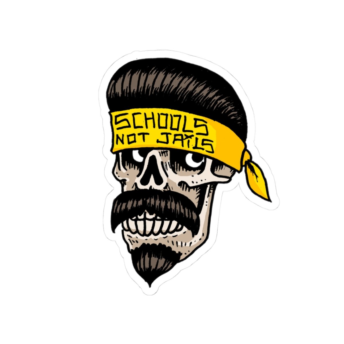 Schools Not Jails Kiss-Cut Stickers