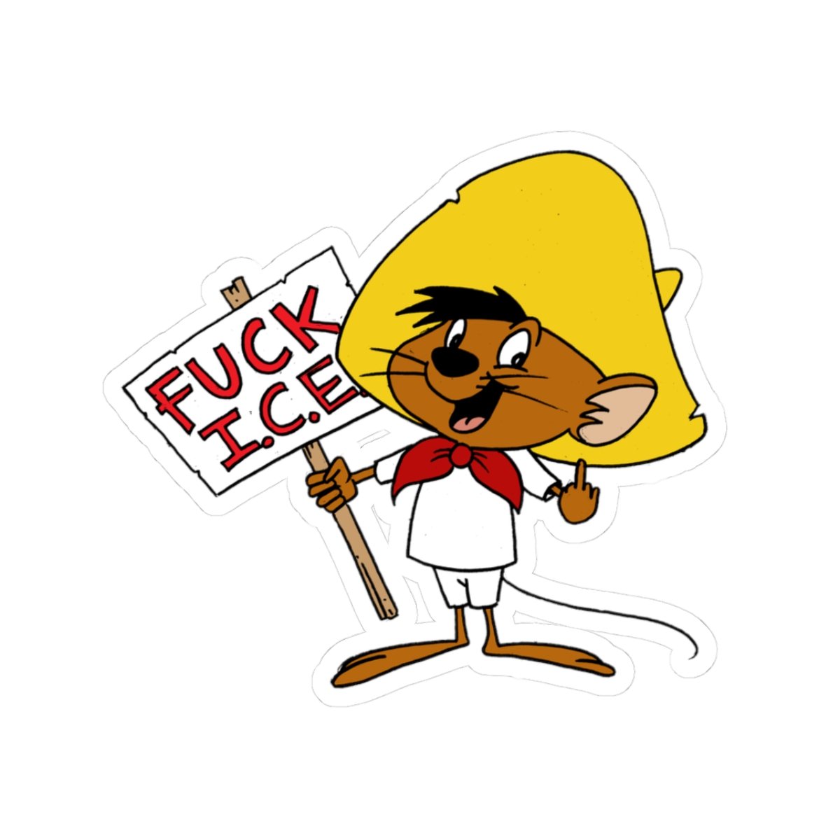 Speedy Sign Kiss-Cut Stickers