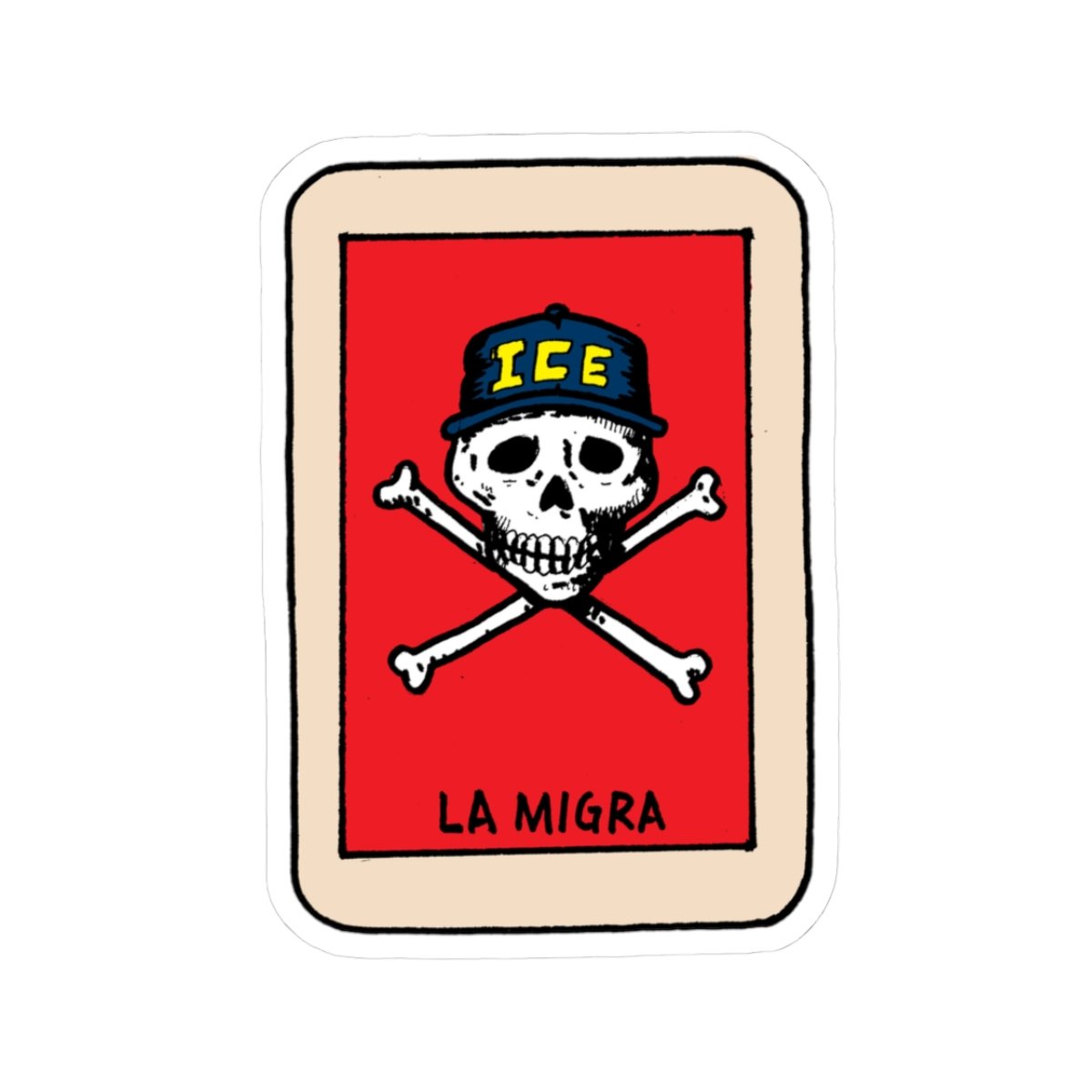 La Migra Kiss-Cut Stickers